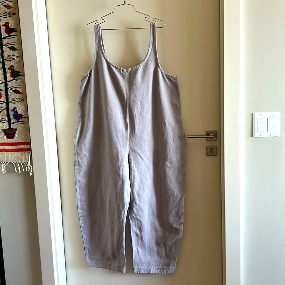 Stalf u.k. slow fashion brand Cocoon Studio Jumpsuit Parma Violet/lavender/lilac